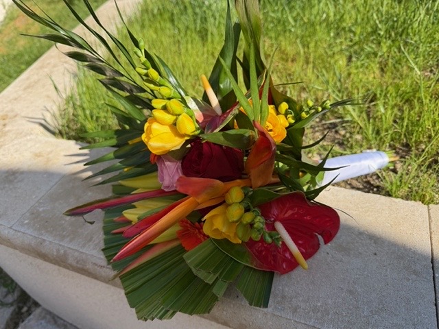 Bouquet coloré de fleurs fraîches – Armony's Déco