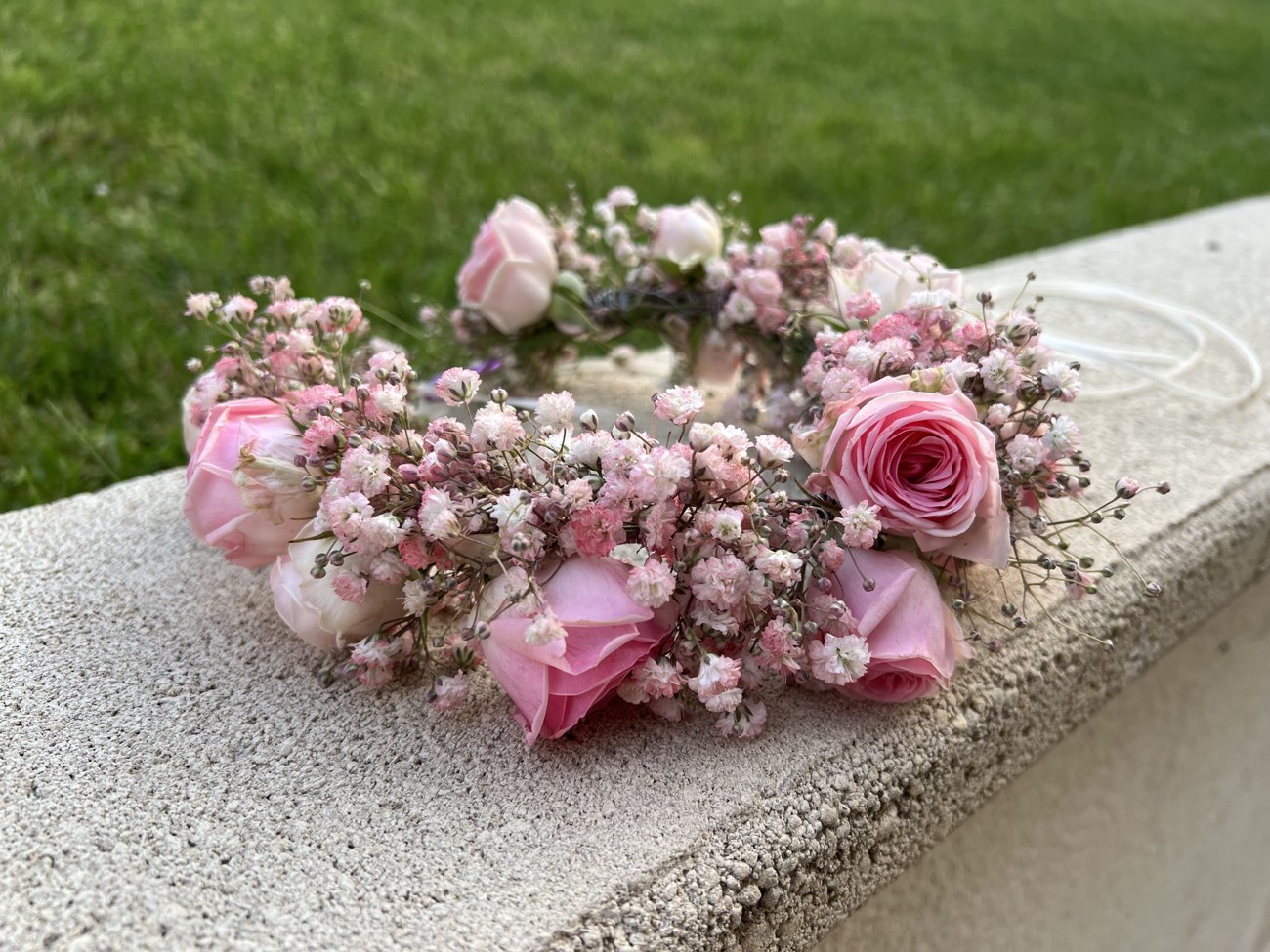 Décoration de mariage : Couronne de fleurs