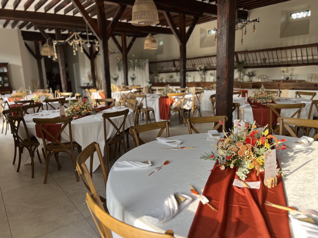 Décoration de mariage : Déco terracotta