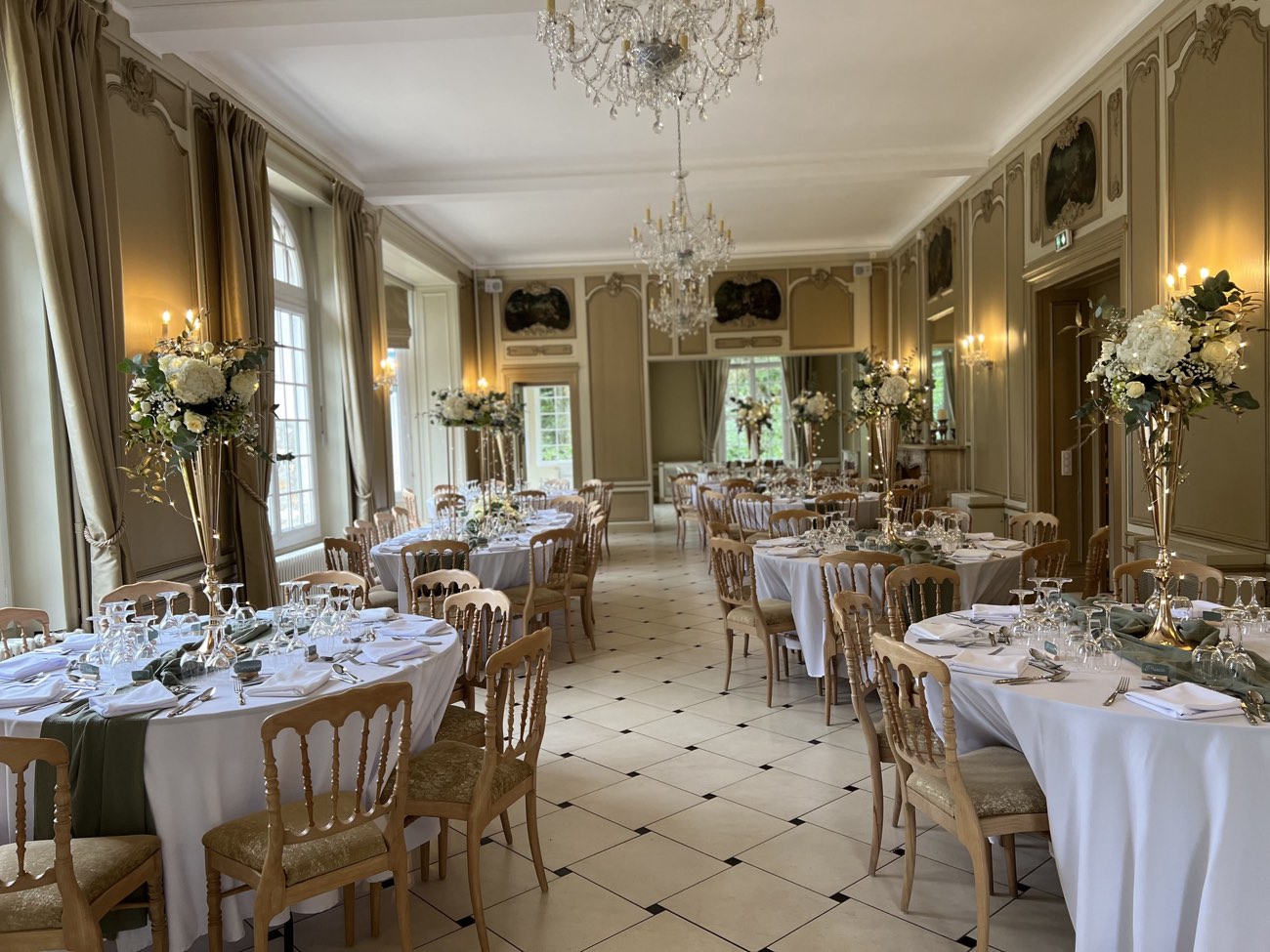 Décoration de mariage : Le Manoir des Roches