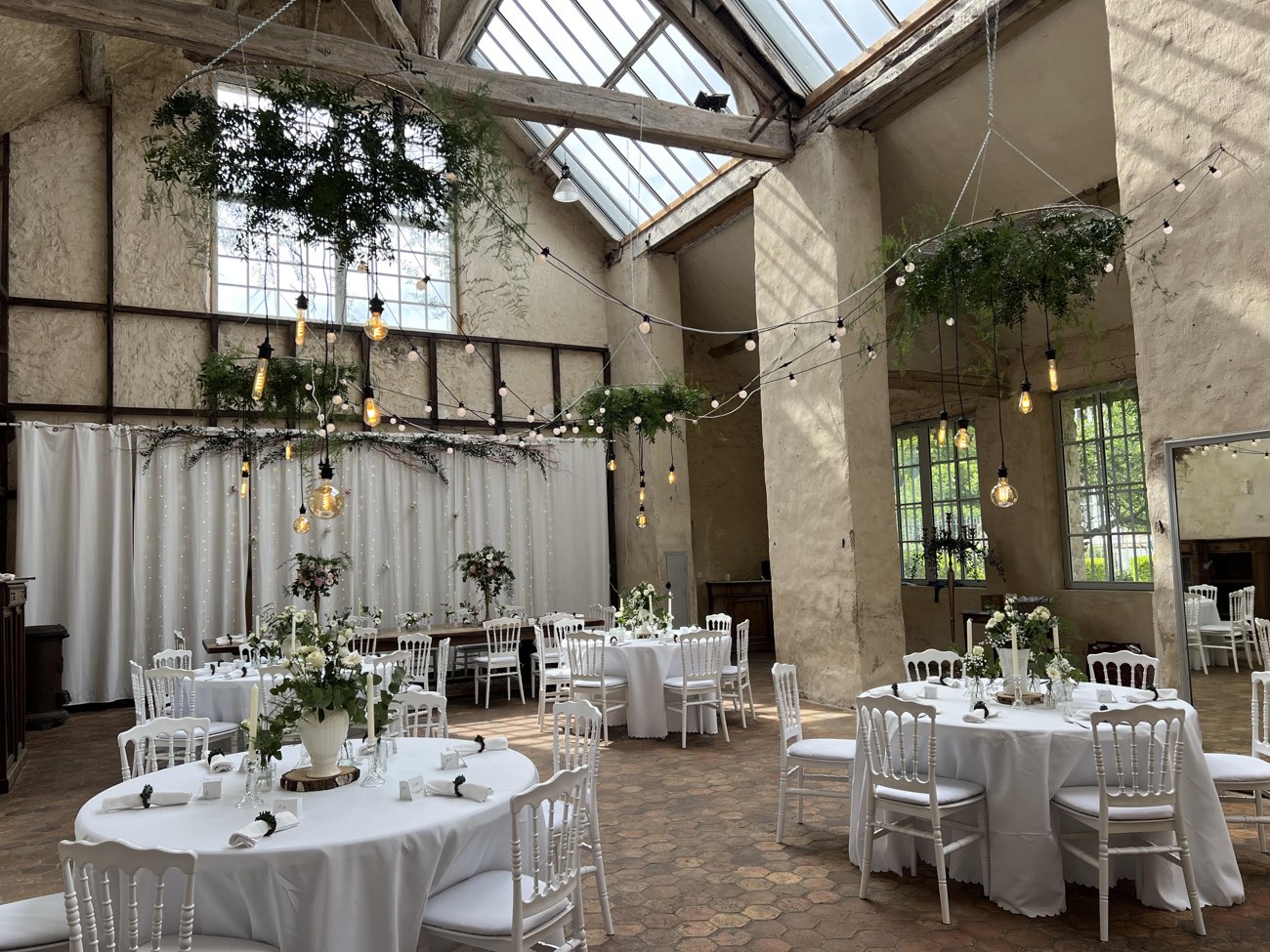 Décoration de mariage : Moulin de Launoy